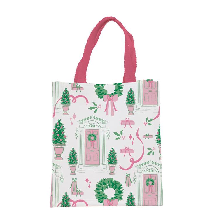 Mary Square Compact Carry Tote - Home for Christmas