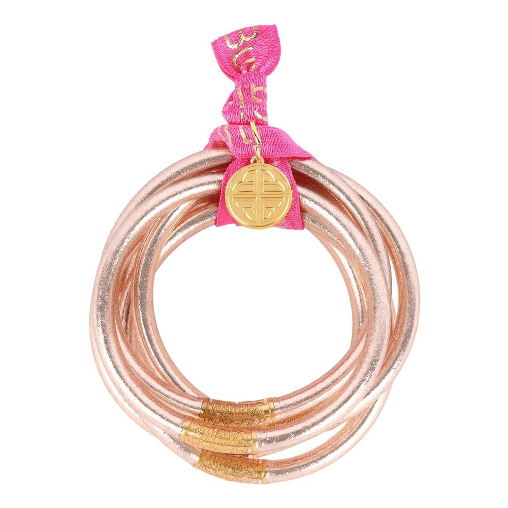 BuDhaGirl All Weather Bangles - Champagne Set of 6