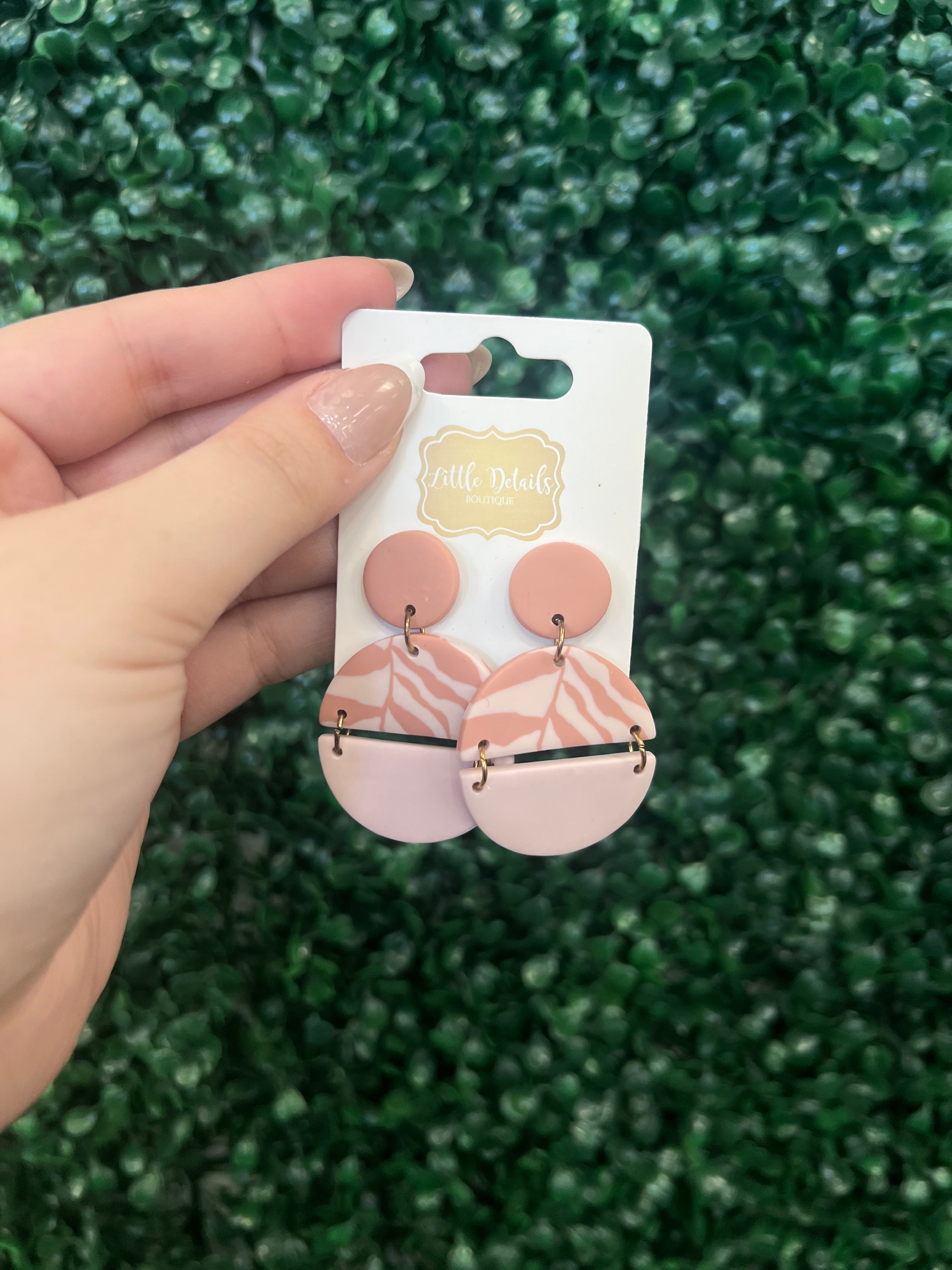 Wild Thing Earrings- Blush