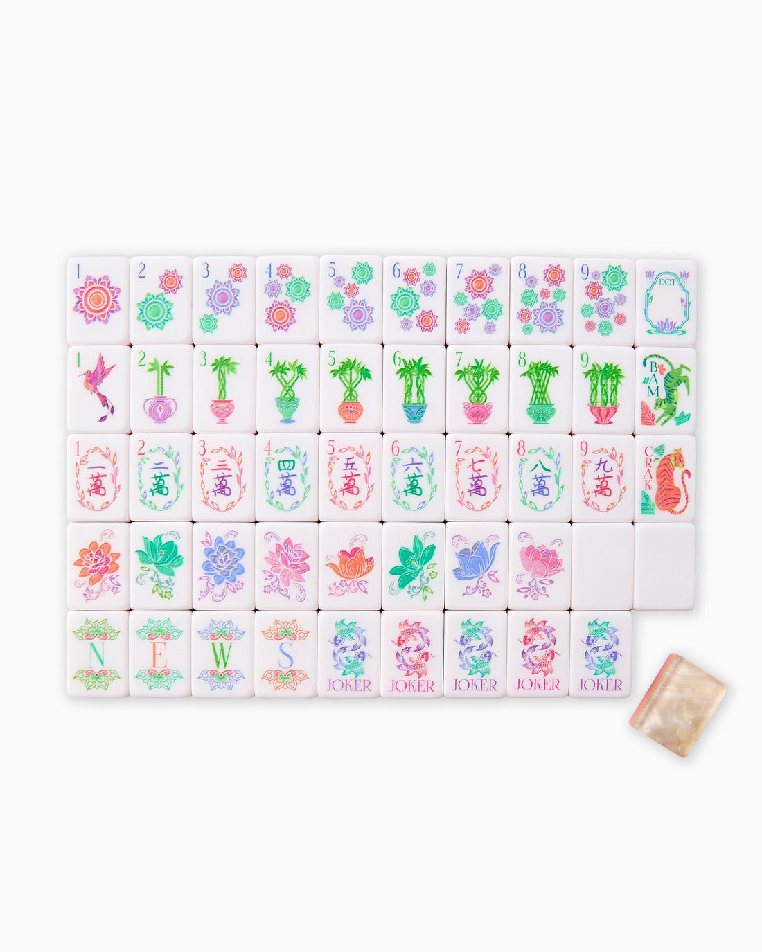 Pearlescent Mahjong Tiles
