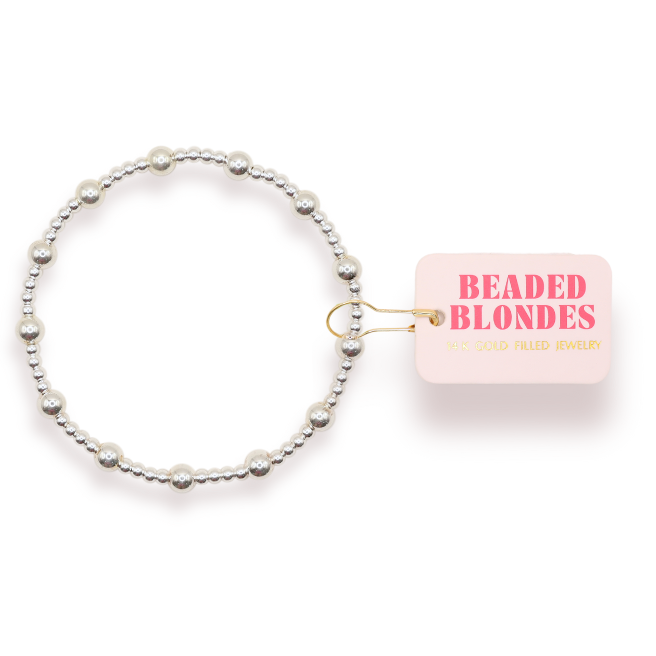 Beaded Blondes Lively Bracelet - Silver