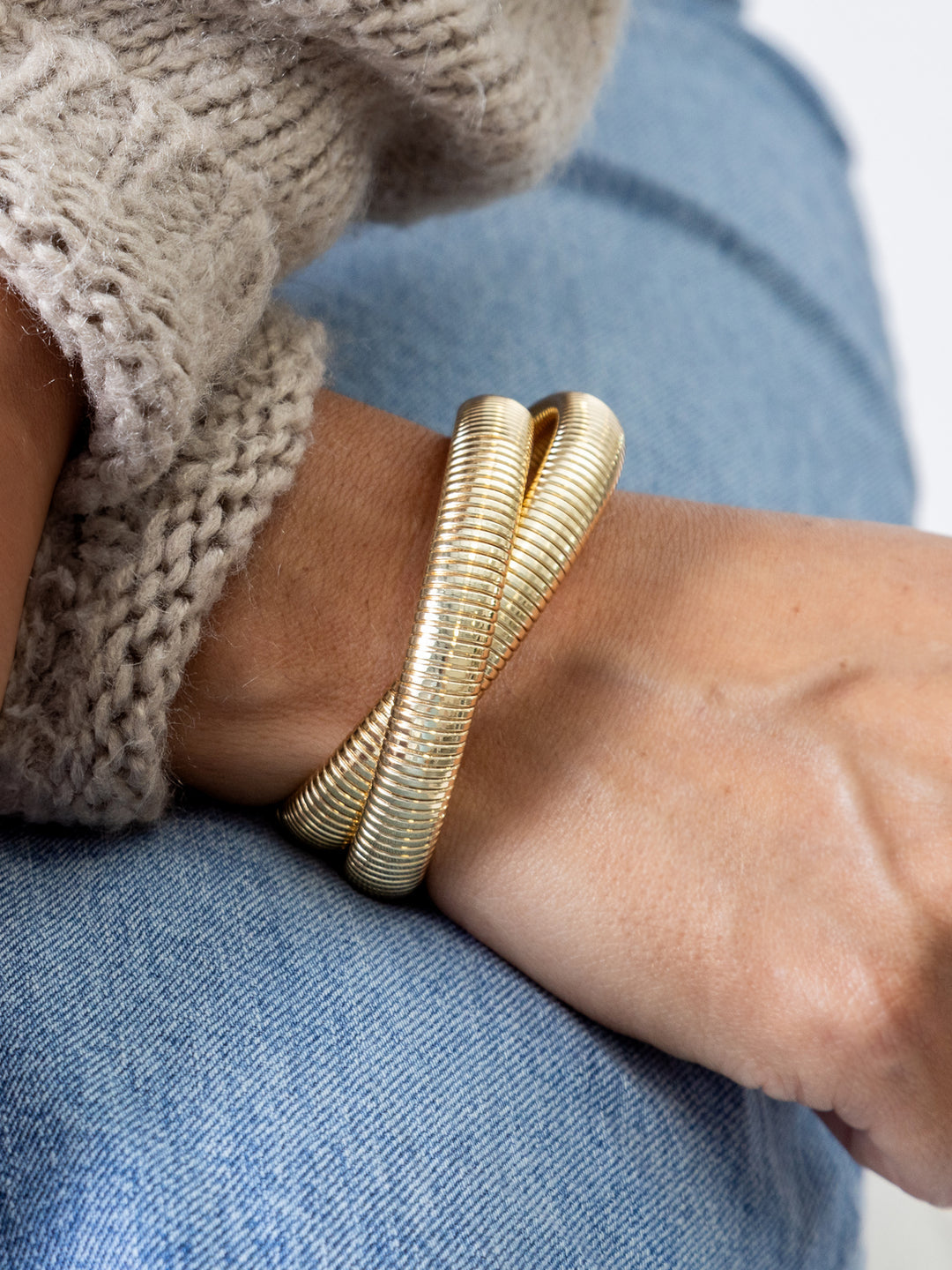 FINAL SALE Bentley Bangle - Gold