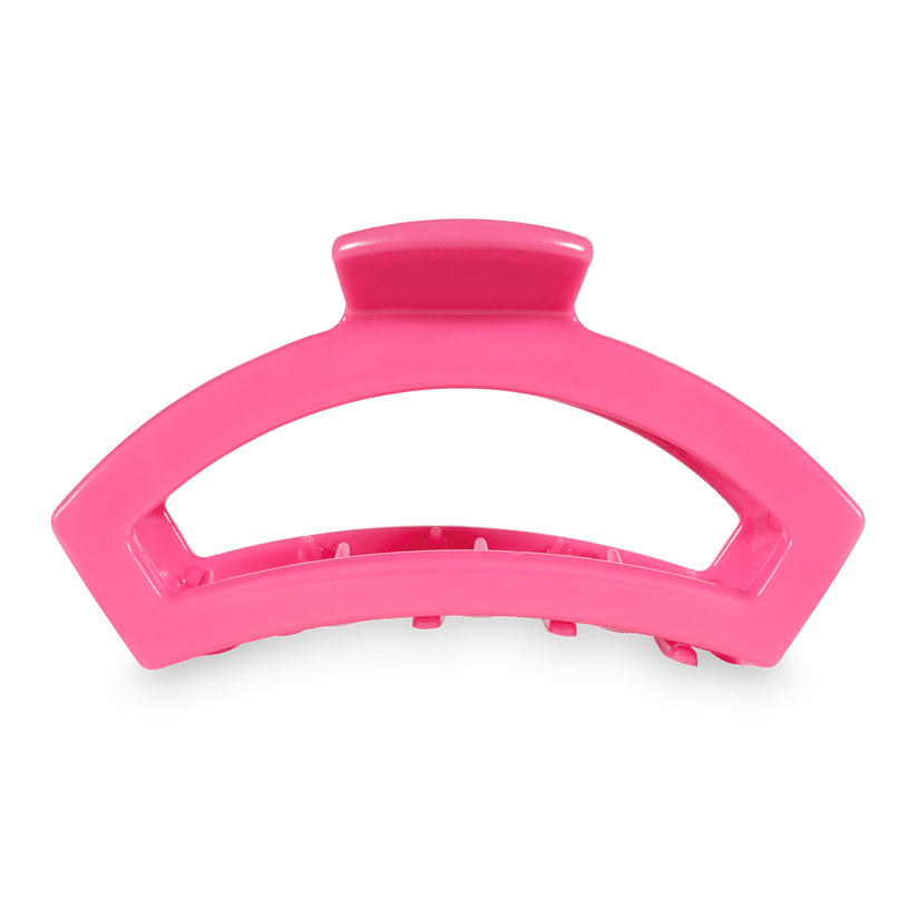 Teleties Large Open Hair Clip - Paradise Pink