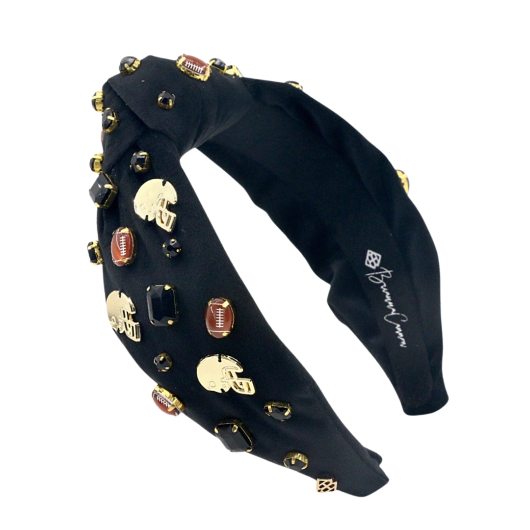 Brianna Cannon Fan Gear Football Headband - Black