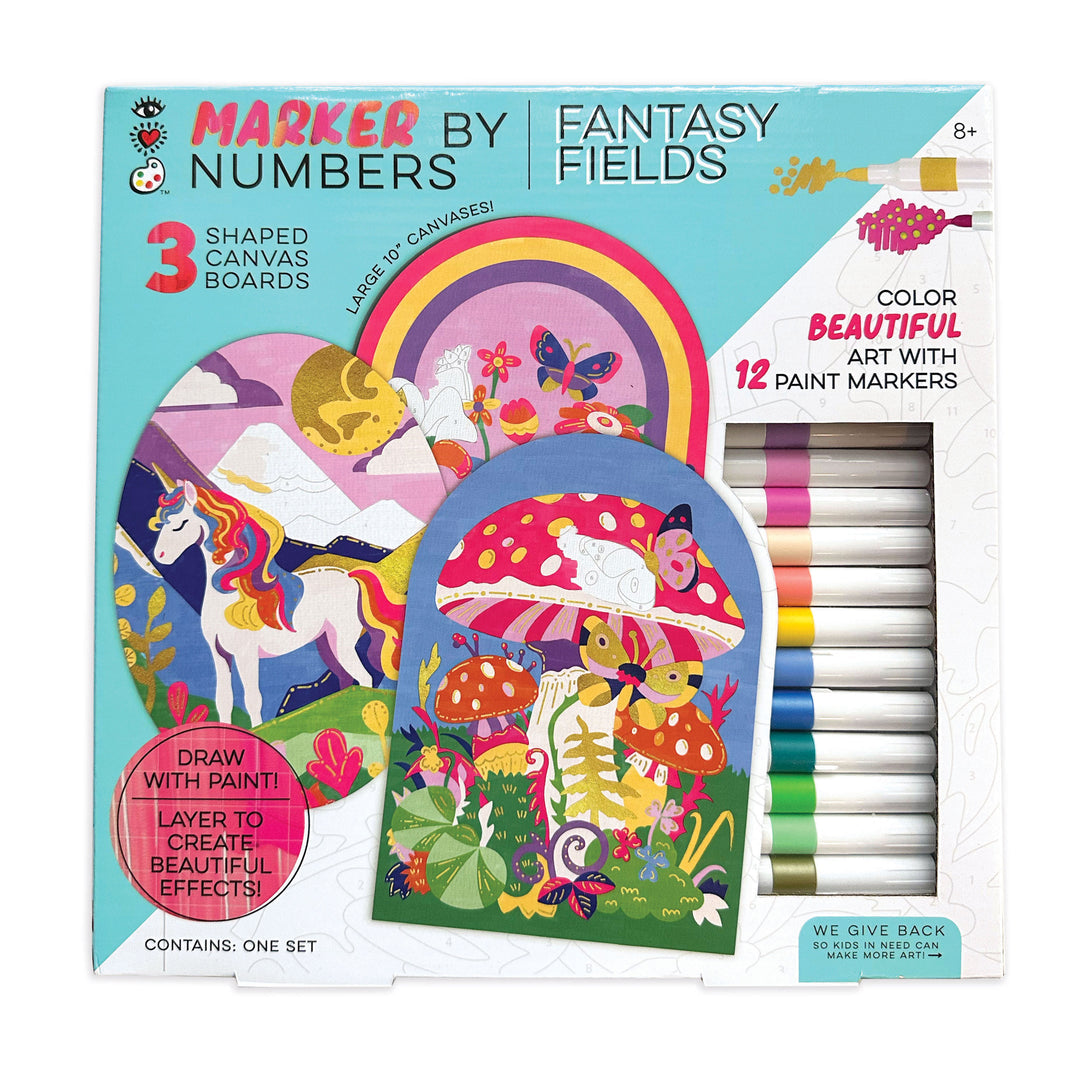 Marker By Numbers - Fantasy Fields