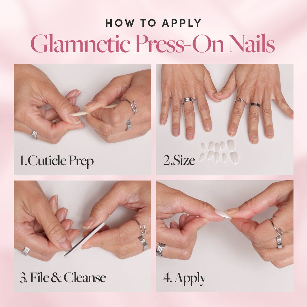 Glamnetic Plum Press-On Nails | Fall Solids | Short Almond