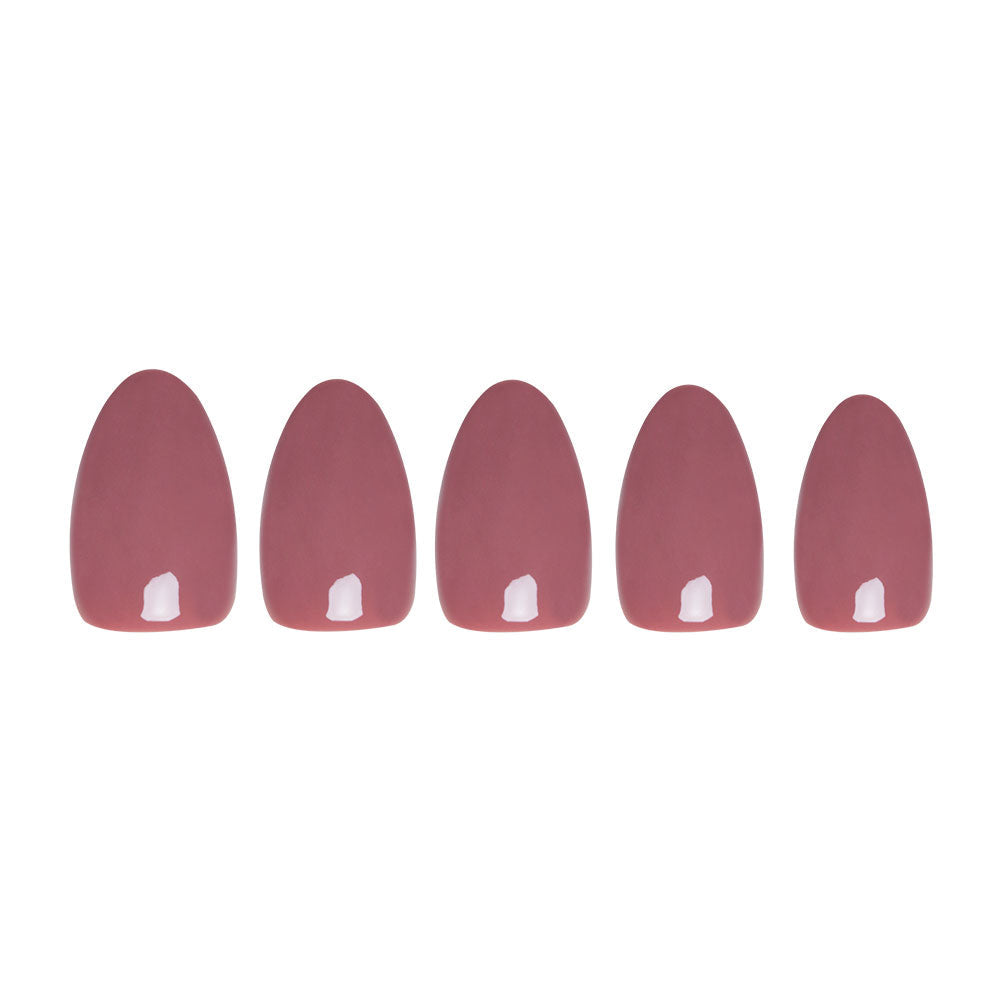 Glamnetic Fall Mauve Press-On Nails | Fall Solids | Short Oval