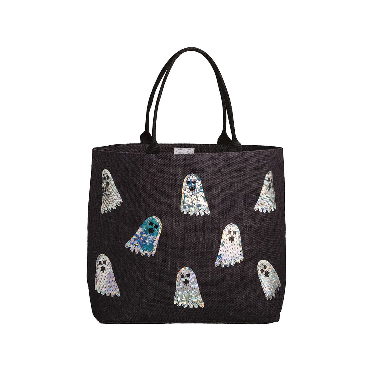 FINAL SALE Halloween Sparkle Tote - Black