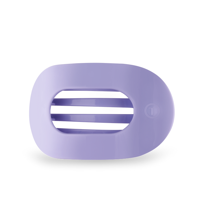 Teleties Medium Flat Round Clip - Lilac You
