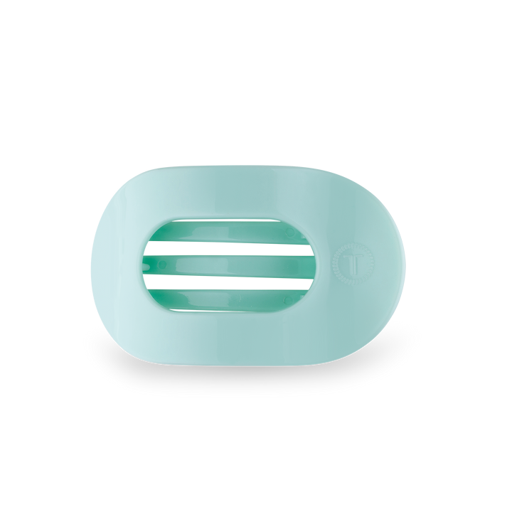 Teleties Small Flat Round Clip - Mint To Be