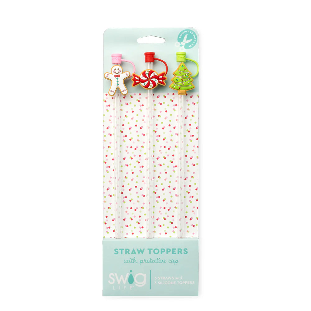 Swig Reusable Straw Toppers -  Cookie Jar