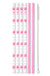 Swig Reusable Straw Set - Faboolous / Pink Glitter