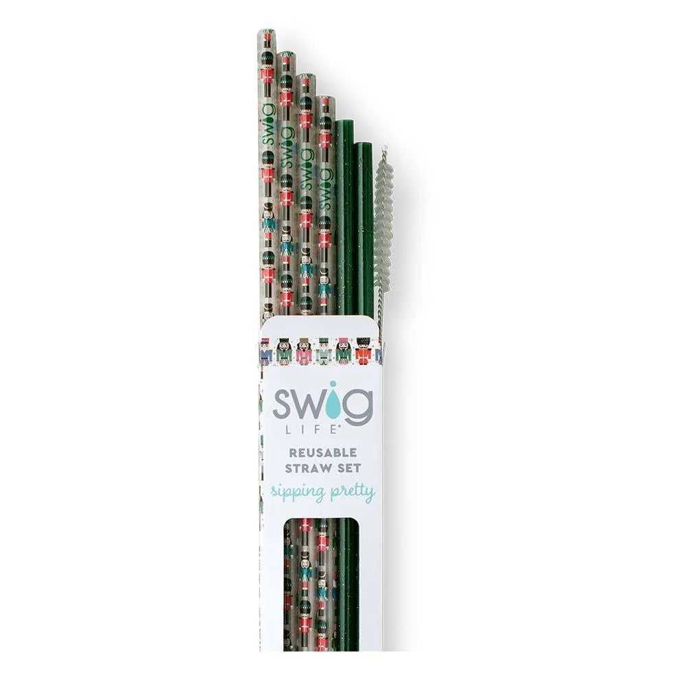 Swig Reusable Straw - Classic Nutcracker