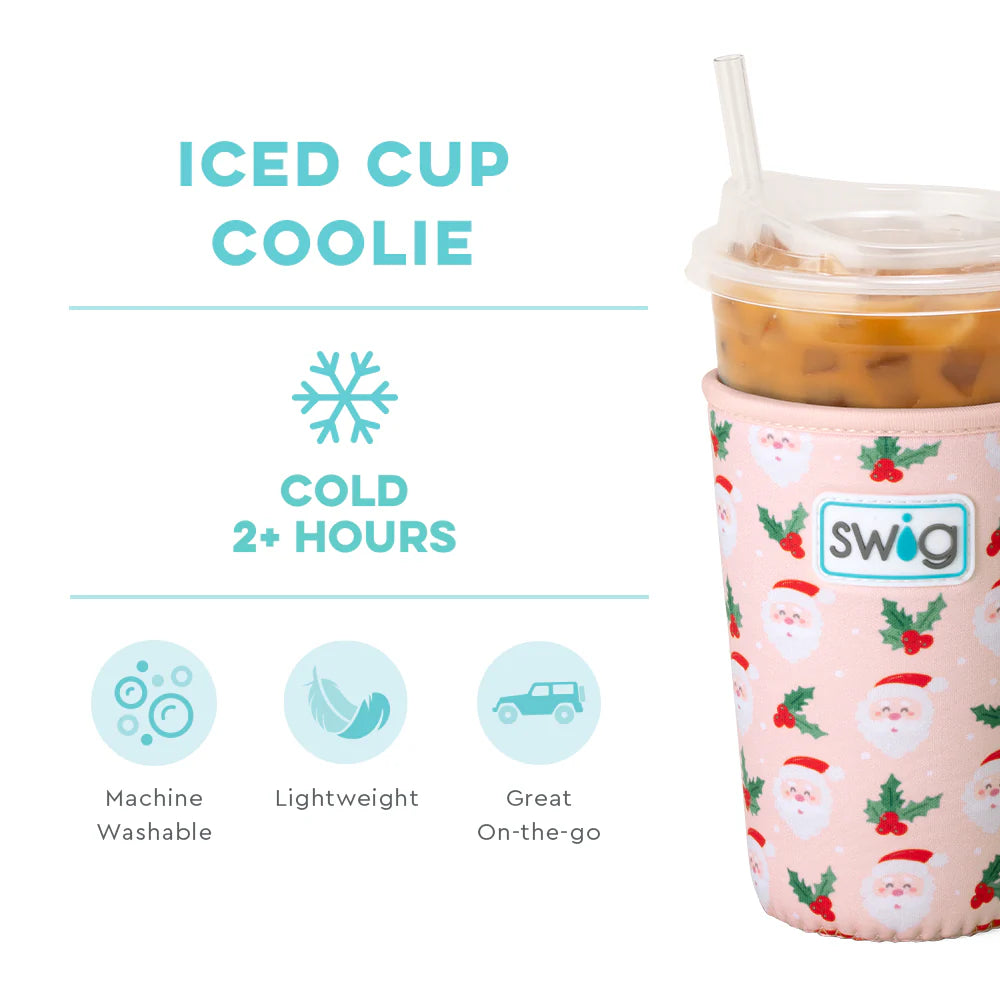 Swig Iced Cup Coolie - Holly Jolly