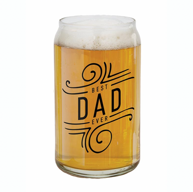 Creative Brands Best Dad Ever Beer Can Glass