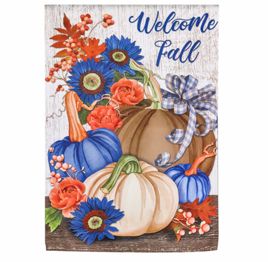 Evergreen Garden Flags - Welcome Fall Neutral
