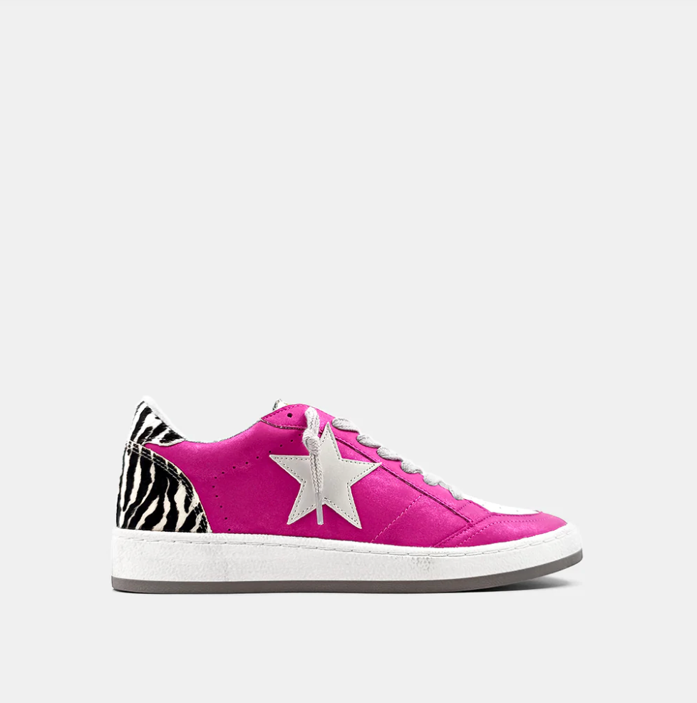 Shu Shop Paz Star Sneaker - Hot Pink