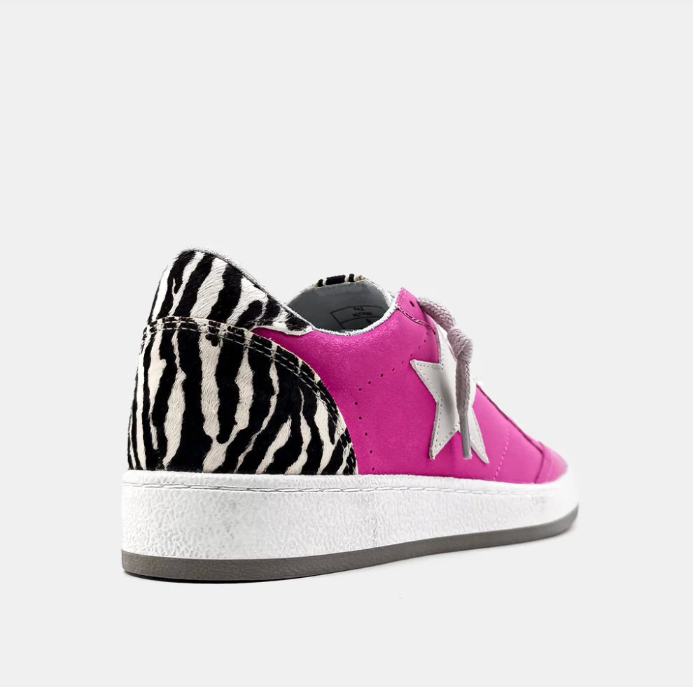 Shu Shop Paz Star Sneaker - Hot Pink
