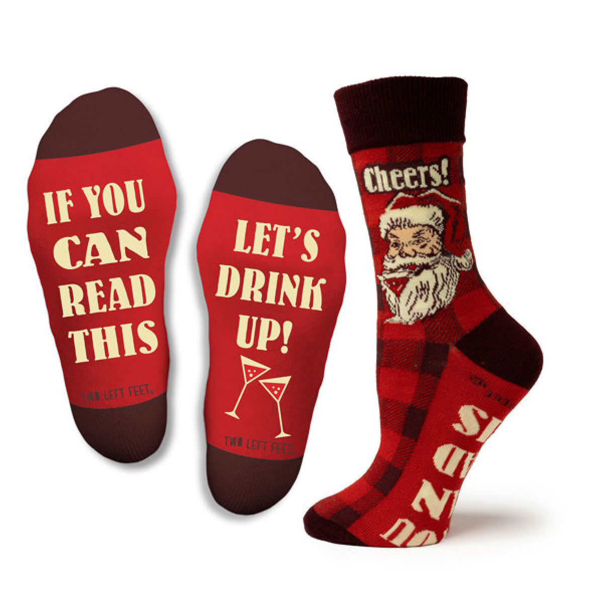 Two Left Feet Women's If You Can Read This Socks Pass The Popcorn