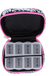 Pill and Vitamin Case-- Black/Pink