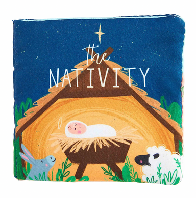 Mud Pie Nativity Plush With Book