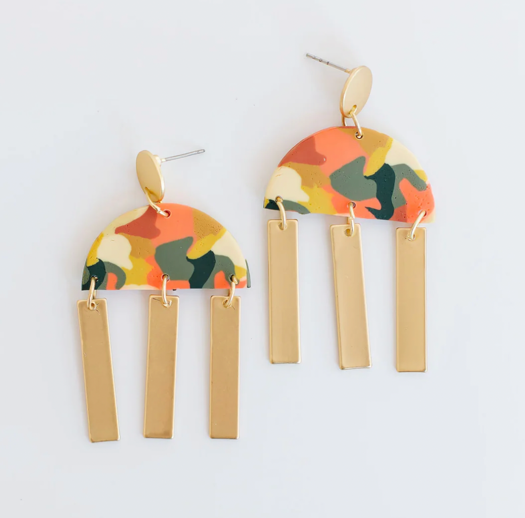 Michelle McDowell Susie Earrings - Fade Away- Cream