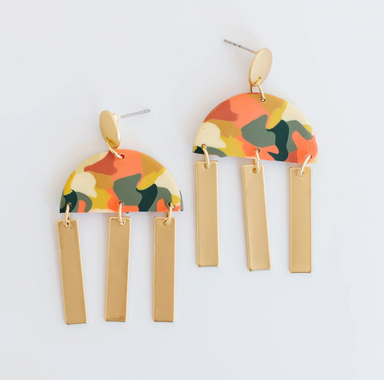 Michelle McDowell Susie Earrings - Fade Away- Cream