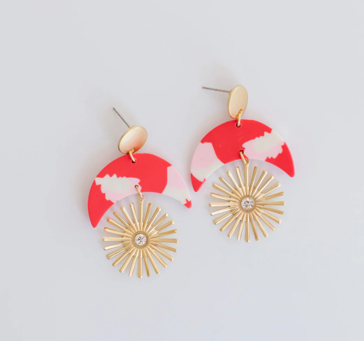 Michelle McDowell Meredith Earrings - Rough Runner- Cinnamon