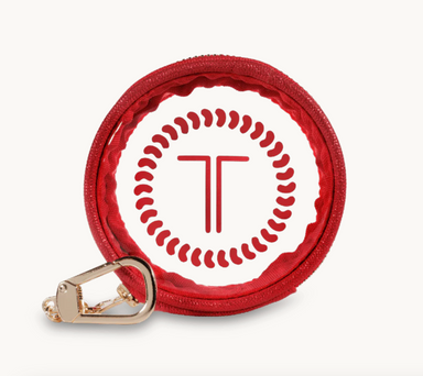 Teleties Keychain TELETOTE- Red Holiday Glitter