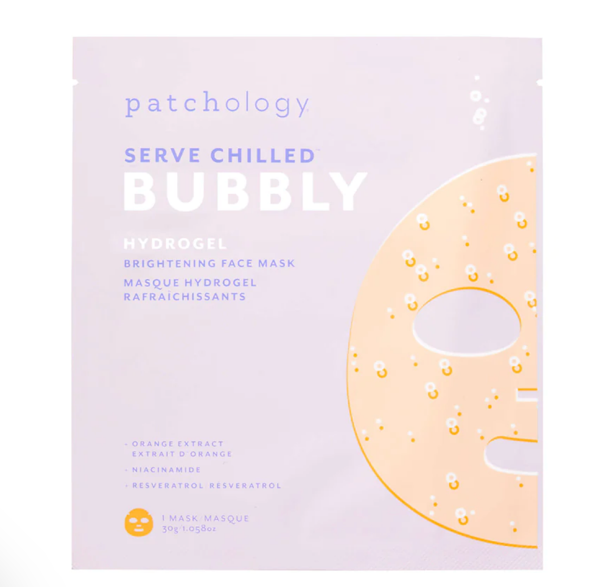 Patchology Hydrogel Bubbly Brightening Face Mask
