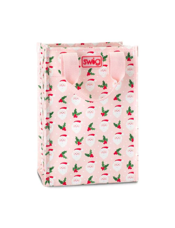 Reusable Bag Tall - Holly Jolly