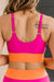 Mack&Mal Kissed By The Sun Bikini Swim Top - Hot Pink/Bright Orange