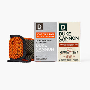 Duke Cannon Soap on a Rope Tactical Scrubber Bundle