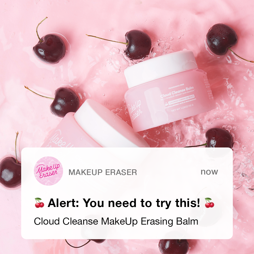 MakeUp Eraser Cherry Cloud Cleanse Balm | Emulsifying Korean Melt - 50ml