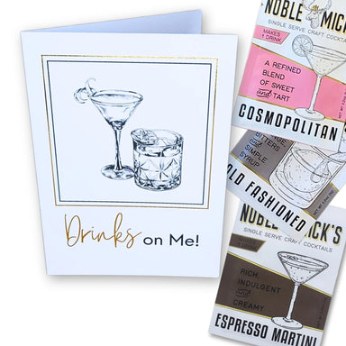 Noble Mick’s - "Drinks On Me" Cocktail Card