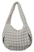 Katydid Quilted Hobo Tote Bag - Sand