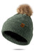 Britt's Knits Mainstay Pom Hat - Green