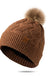 Britt's Knits Mainstay Pom Hat - Brown