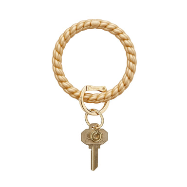 O-Venture - Silicone O-Key Ring- Braided Gold