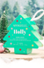 Spongelle Garland Holiday Tree Buffer - Holly