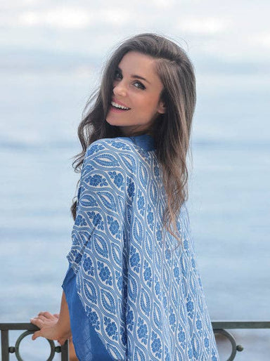Shiraleah Catalina Kimono- Blue
