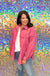 Entro Totally Obsessed Lightweight Shacket  - Orchid, long sleeves, button down, collared, front pockets