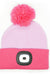 Night Scope Kid's Rechargeable Led Beanie - Pink