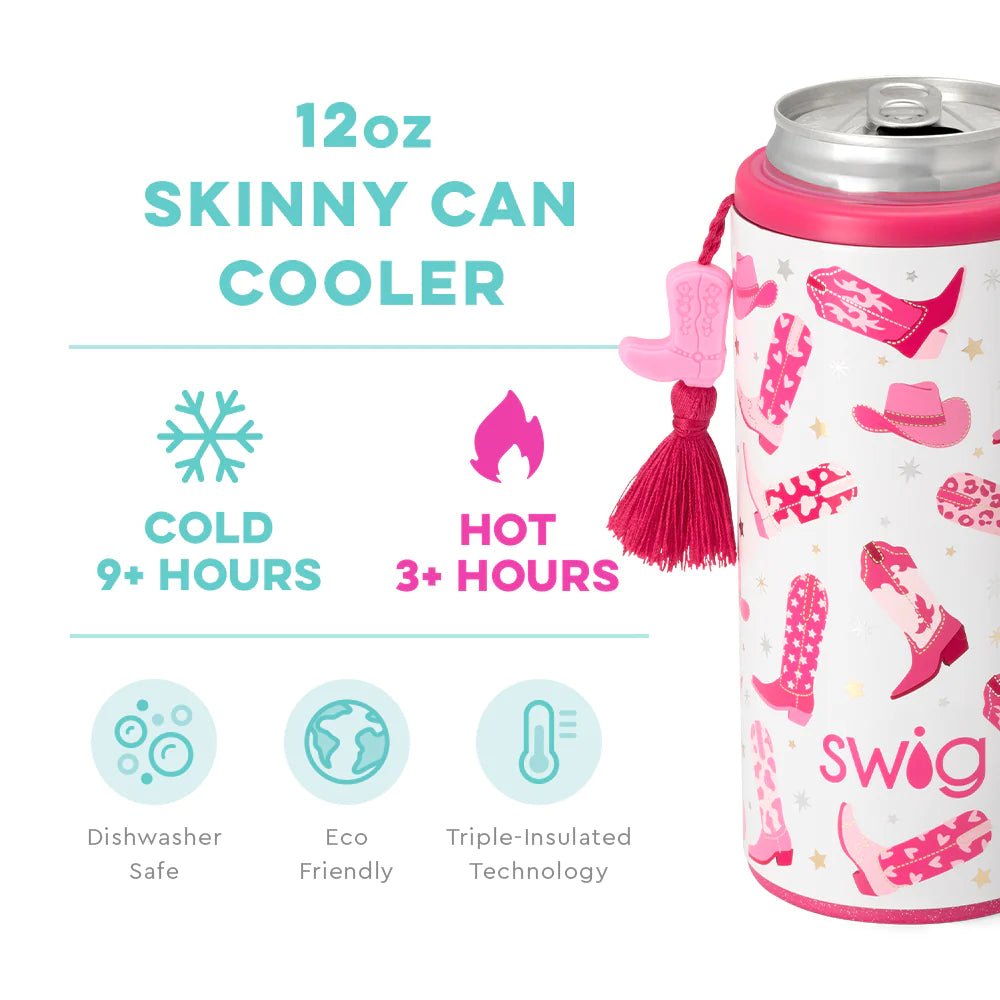 Swig 12oz Skinny Can Cooler - Let's Go Girls