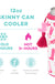 Swig 12oz Skinny Can Cooler - Let's Go Girls