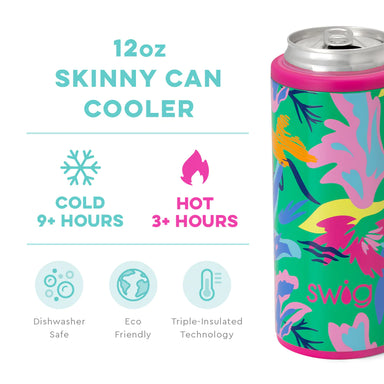 Swig 12oz Skinny Can Cooler - Paradise