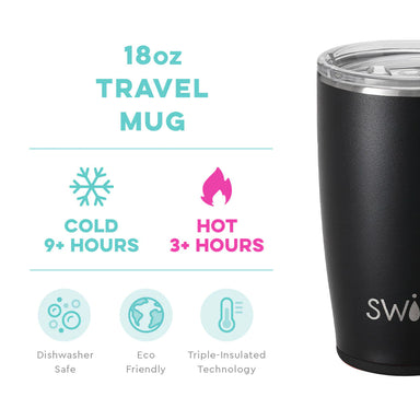 Swig 18oz Travel Mug - Black