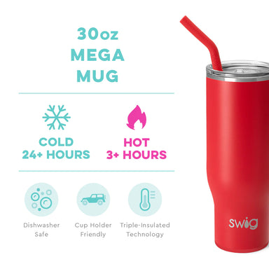 Swig 30oz Mega Mug - Red