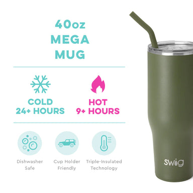 Swig 40oz Mega Mug - Olive