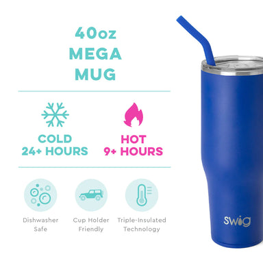 Swig 40oz Mega Mug - Royal Blue